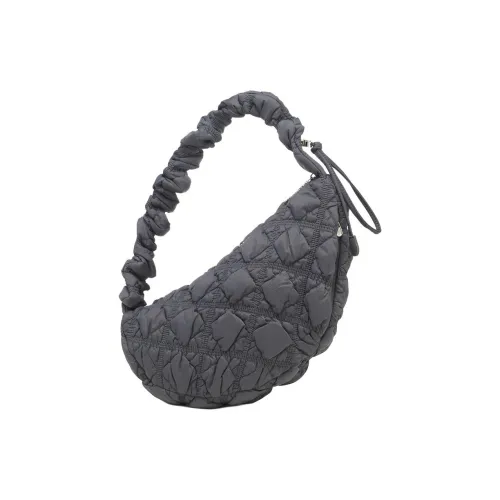 CARLYN Нейлоновая Облачная Сумка Плечевая Сумка Стандартная Женская Уголь