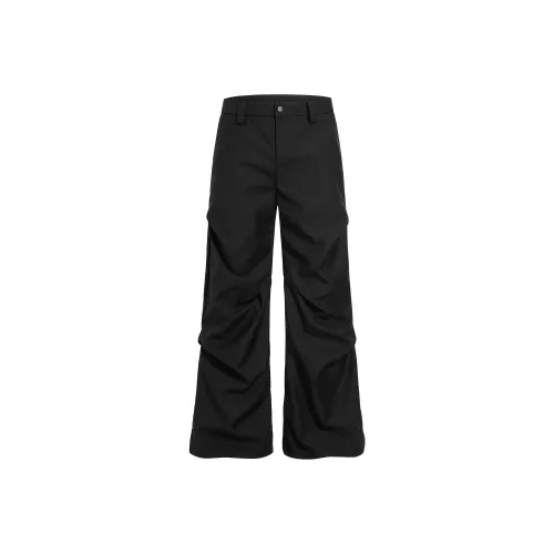 JFU Черные Мужские Повседневные Штаны