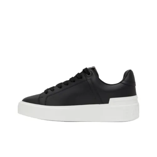 BALMAIN Низкие кроссовки для скейтбординга женские черные