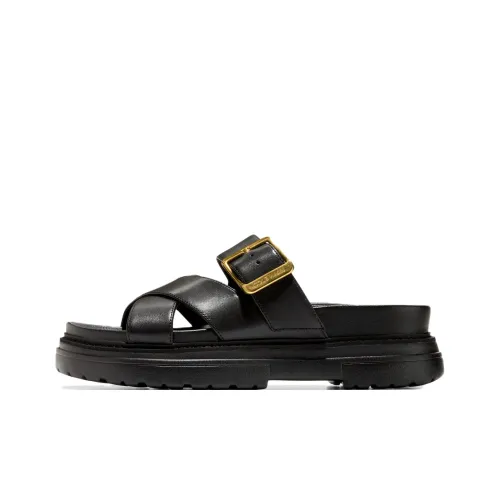 COLE HAAN Резиновая подошва противоскользящие слипоны женские черные