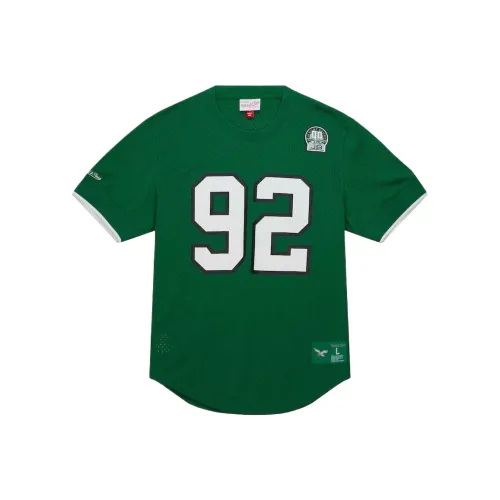 MITCHELL NESS Регби Джерси Игровая версия Мужской Зеленый