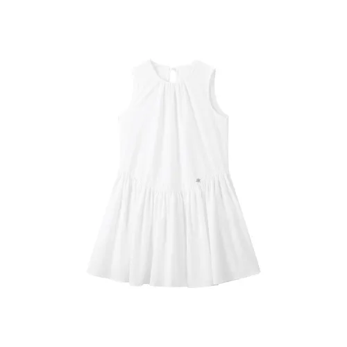 LEDIN Ярко-белые Женские Платья без рукавов