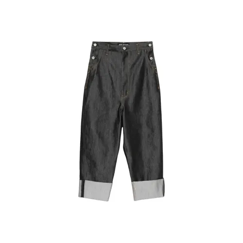 JUNYA WATANABE Индиго Женские Джинсы