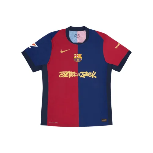 Travis Scott Barcelona X Nike Collaboration SS25 Футбол Джерси Унисекс