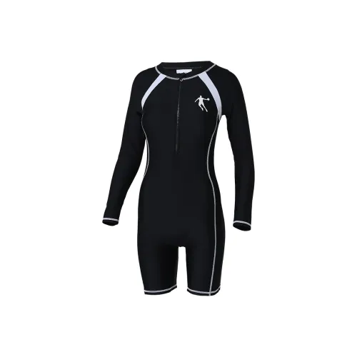 QIAODAN Ван-Пис Купальник Женский Черный