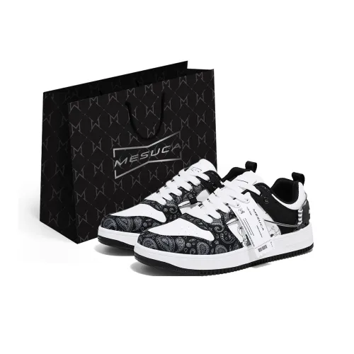 MESUCA Скейтборд Кроссовки Низкие Белые Черные Унисекс