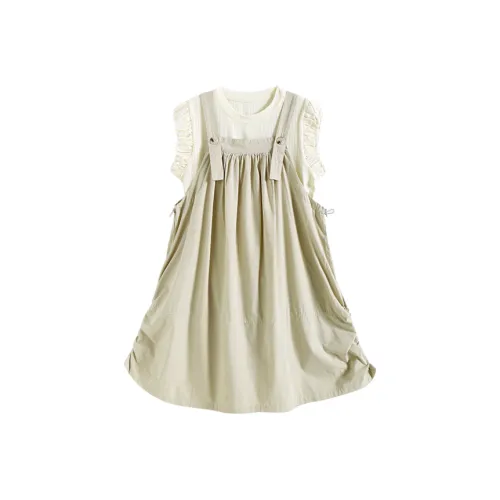 Детский комплект Cotton Gene 3-7 лет юбка 2 предмета белый