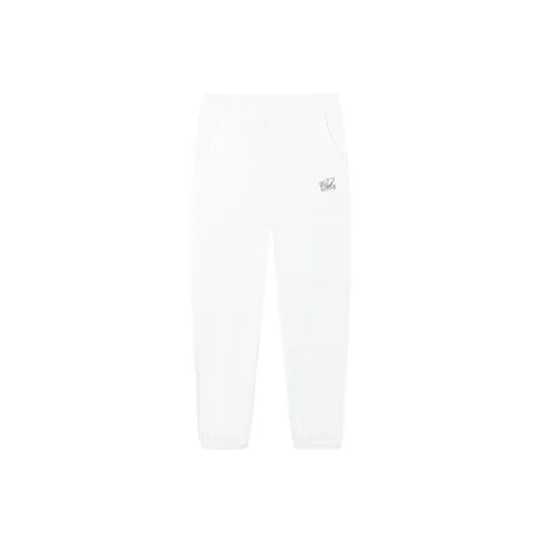 361° Вязаные тренировочные брюки женские перьевого белого цвета