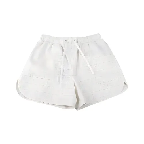 FENDI Белые Женские Повседневные Шорты
