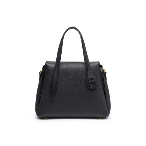 CHRISDIEN DENY Сумка через плечо из коровьей кожи сумка стандартная женская кофейного черного цвета