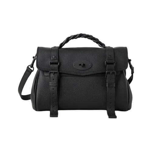 Mulberry Alexa Сумка через плечо из коровьей кожи средний размер женская черная