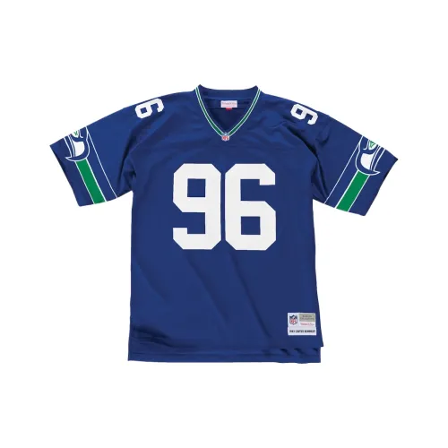 MITCHELL NESS Регби Джерси Игровая версия Мужской Синий