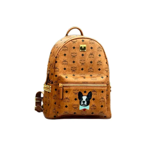 MCM Leather Backpack Regular Unisex Brown MCM Кожа Рюкзак Стандартный Унисекс Коричневый