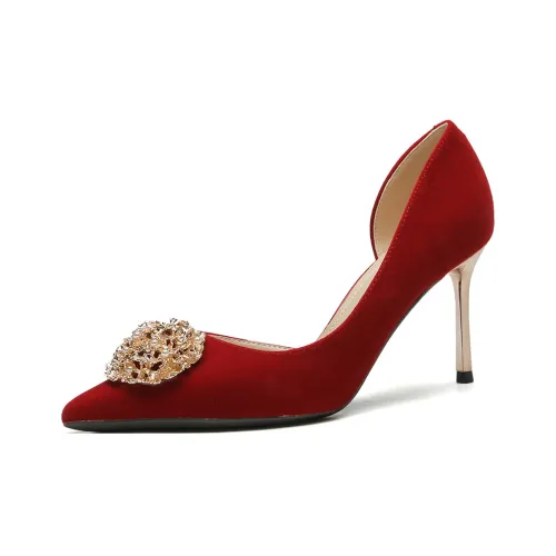 GOSO Узкий каблук Высокие каблуки Женские Красный