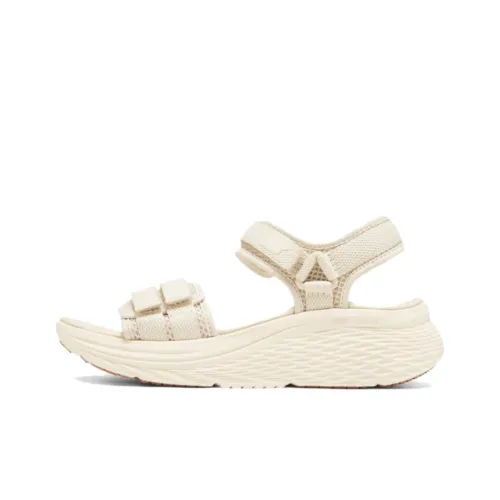 Skechers Max Cushioning Пляжные сандалии Женские Бежевые