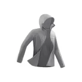 [UPF100+] Темно-серый (Зеленые полосы на груди с логотипом)