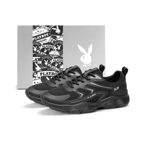 Playboy Низкий топ Уличная обувь Мужская Черная коробка