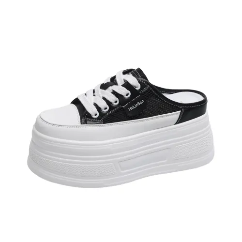 Mulinsen Шов Cut Out Аbrasion Resistant Домашние тапочки Женские