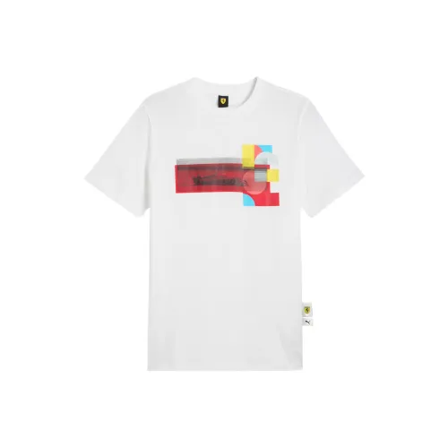 PUMA SCUDERIAFerrari T Рубашка Мужская Белая