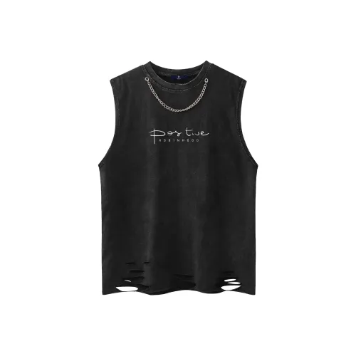 ROBINHOOD Промытый черный Унисекс Футболки