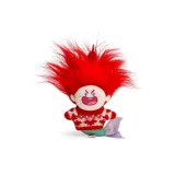 Красный свитер с волосами русалки