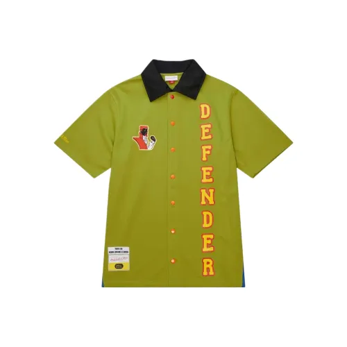 MITCHELL NESS x Hebru Brantley Рубашка Мужская Зеленая