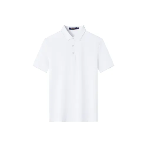 LUOZI Белая Мужская Поло