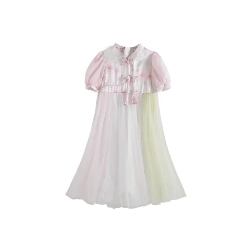 Cotton Gene Платье Многоцветное Дети Возраст 3-7 Лет