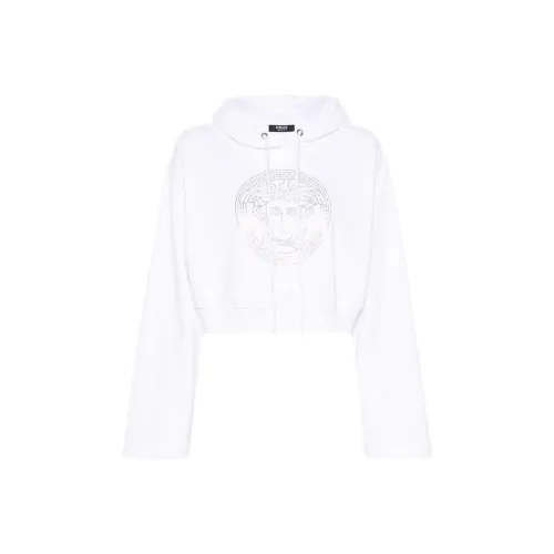 VERSACE SS24 Толстовка Женская Белая