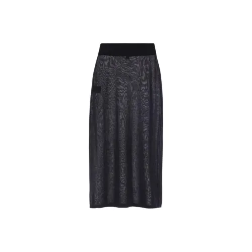 TOTEME KNIT Длинная Юбка Женская Черная