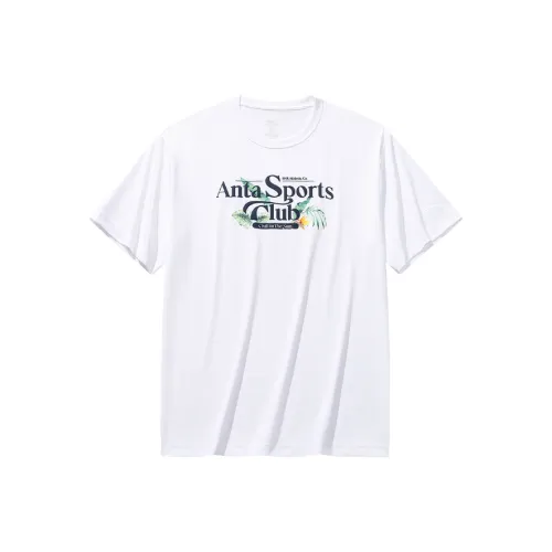 ANTA Life Collection T-Shirt Мужская Снежно-Белая