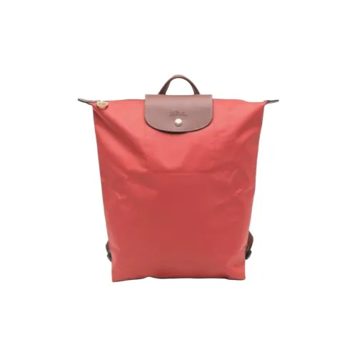 LONGCHAMP Le Pliage Переработанный полиамид Carry Рюкзак Средний Женские Томатный Красный