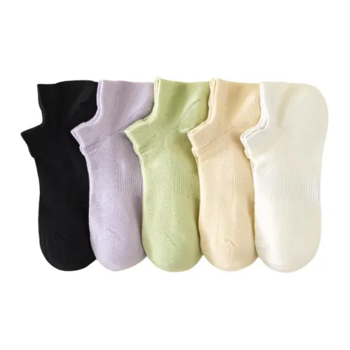 MIANWUQI Низкие носки женские упаковка из 5 пар
