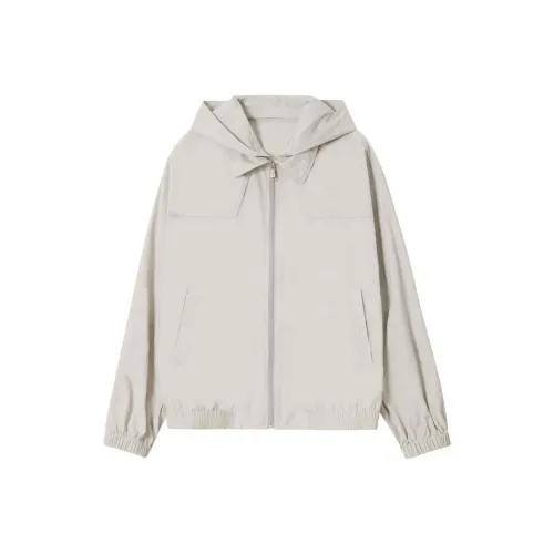 UNVESNO Фантомно-серый, Длинный Тривожный Солнцезащитный Унисекс Куртка