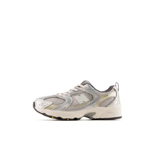New Balance NB 530 Детские беговые кроссовки Низкий верх Светло-серый/Серебряный Kids