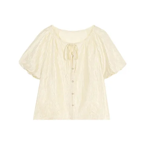 Meanalot Абрикос Женские Футболки