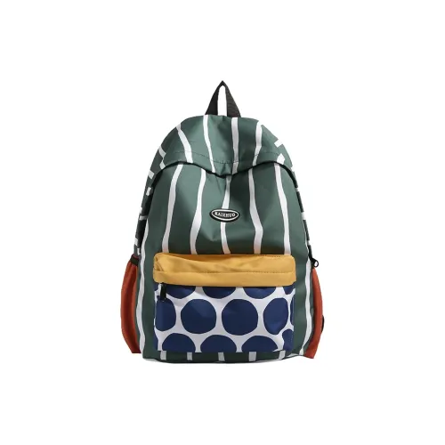 WXRX Нейлон Рюкзак Женские Зеленый Хаки