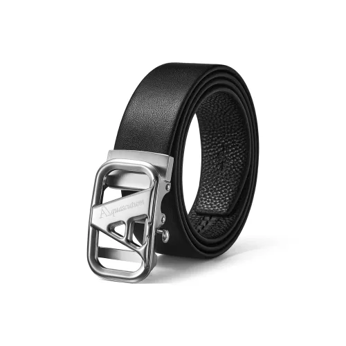 AQUASCUTUM Ремень из натуральной коровьей кожи Мужской 3,5 см
