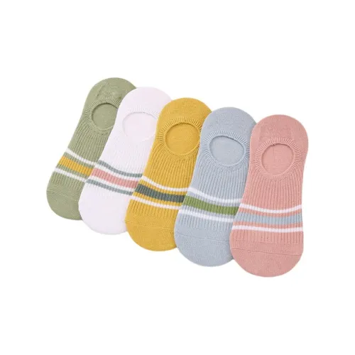 MIANWUQI Низкие носки женские упаковка из 5 пар