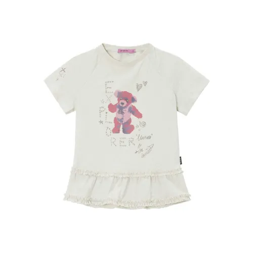 UNVESNO Светлый песочный абрикос Женские футболки