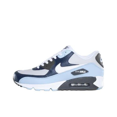 Nike Air Max 90 Low Топ Беговые кроссовки Мужские Светло-синие