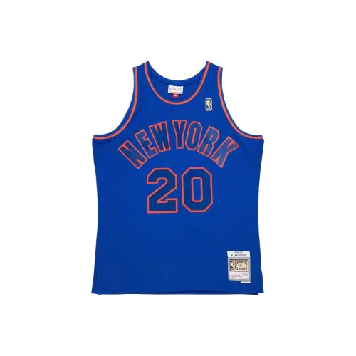 MITCHELL NESS Hardwood CLASSICS Swingman Баскетбольная Джерси Игровая Версия Мужская Синяя