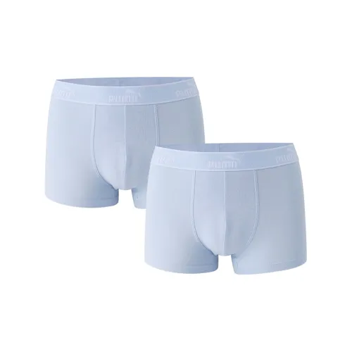PUMA Трусы Мужские 2 упаковки молочно-синий