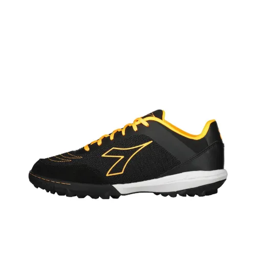 DIADORA CINQUE 2 TF Шипы Амортизация Износостойкие Футбольные бутсы Мужские Черные