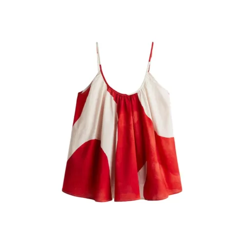 H&M Красный/Крем Женские Камисоли