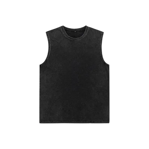FUNST Выстиранный Черный Мужские Майки