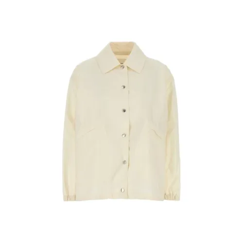 JIL SANDER Слоновая кость Женские Куртки