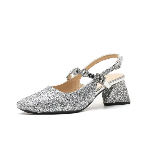 YAFEI XUANYU Грубый каблук Туфли Мэри Джейн Женские