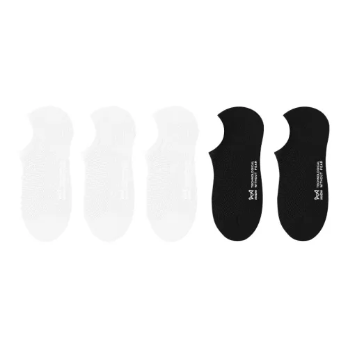 MIIOW No Show Носки Мужские упаковка из 5 пар