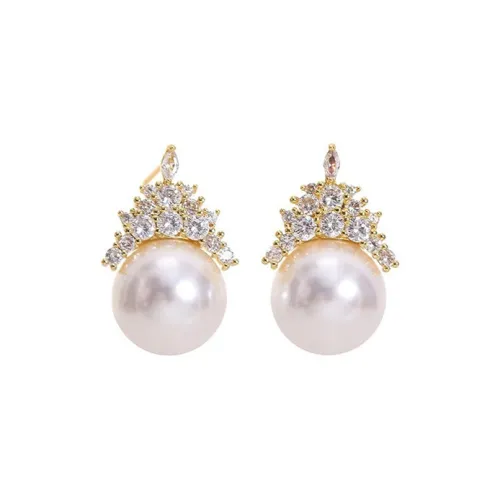 NATURALLYJOJO Серьги из меди женские золотые серебристые черные